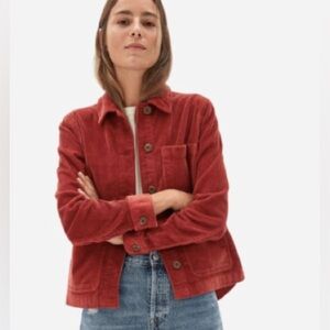 Everlane Corduroy chore jacket in Rust